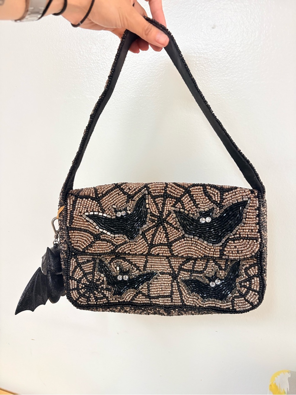 Viral tiktok beaded bat purse